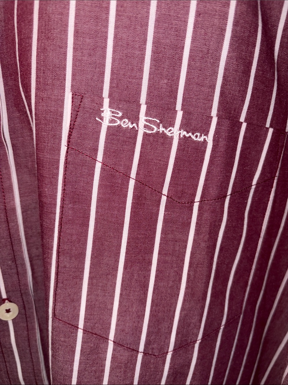 Ben Sherman Heritage Button-Down Striped Shirt - Picture 2 of 6